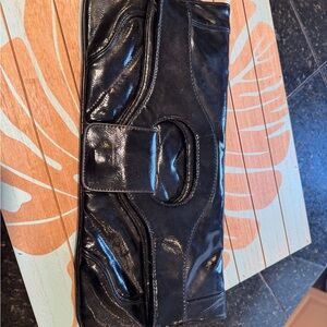 Black Patent Leather Clutch